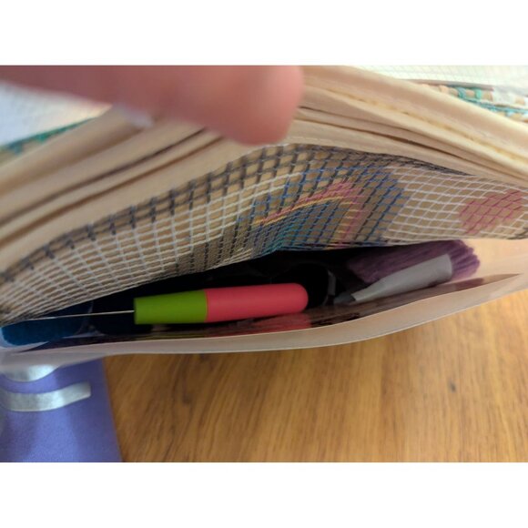 Latch Hook Kit With Witches Hats Design - 100% Acrylic Yarn & Tools Included - Picture 4 of 4